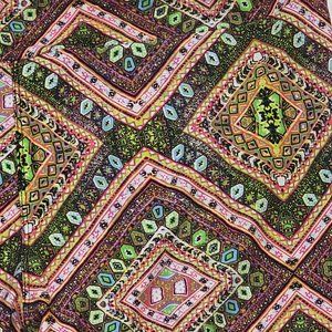 Fun pinks and greens over black, Lularoe leggings Tall & Curvy TC